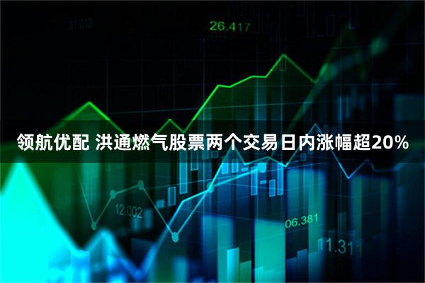 领航优配 洪通燃气股票两个交易日内涨幅超20%